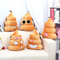 ICTI BSCI marrons cocô almofadas emoji plush